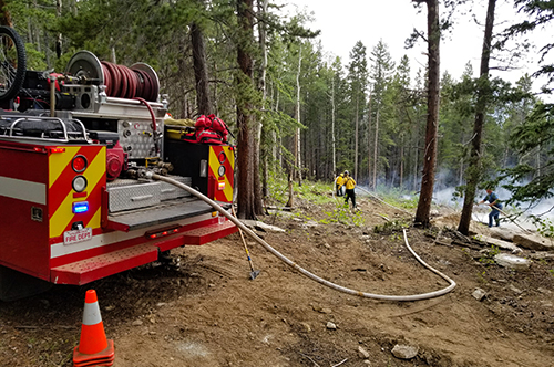 Fighting a Small Wildfire