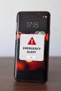 Emergency Alert on a Phone